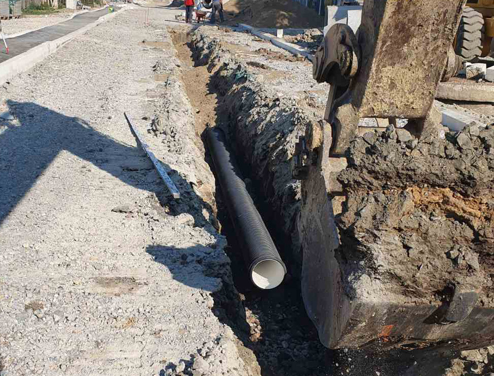 Drainage works